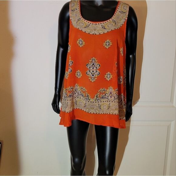 BRAND NEW COLOR OF INDIA SLEEVELESS ROUNDNECK LINE WOMEN"S TOP - Picture 5 of 16